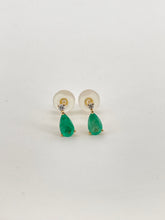 Emerald&Diamond Stud