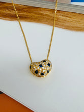 Blue Sapphire Heart necklace
