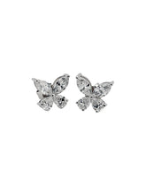 1.4 Carat Total Butterfly Lab-Grown Diamond Stud Earrings