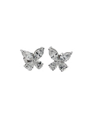 1.4 Carat Total Butterfly Lab-Grown Diamond Stud Earrings