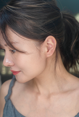 Small Gold Ball Stud Earrings