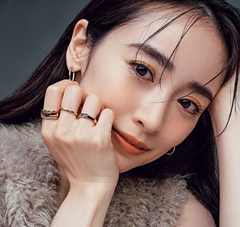 【Vendome Aoyama】 Garnet Ring Set