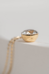 1.5 Carat Round Lab Grown Diamond Necklace