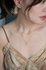 1.5 Carat Round Lab Grown Diamond Necklace