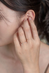 K14 Rose Gold Natural Diamond Ring