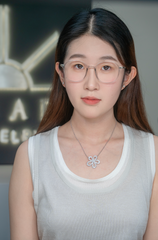 Flower Lab Grown Diamond Necklace