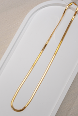 3.5mm Snake Chain In 18K Yellow Gold 38+5cm