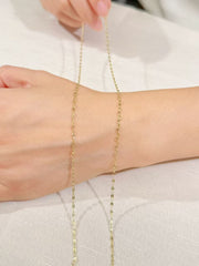 Sweater Necklace In 18K Yellow Gold