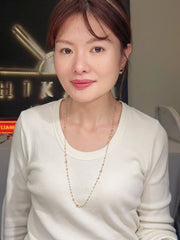 Sweater Necklace In 18K Yellow Gold