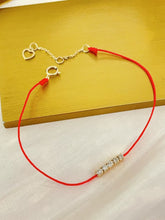 Red Line With 0.2CT Diamond