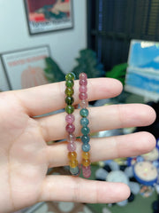 糖果碧玺5.5mm 手围14.5-16cm可带