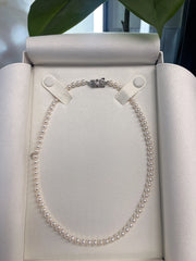 【MIKIMOTO】Akoya Cultured Pearl Bracelet Q3 5.5-6mm with 18K Clasp