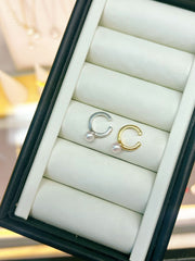 Akoya Cultured Pearl ear cuff