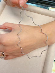 Wave Necklet In 18K Gold