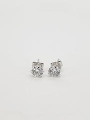 0.8 Carat Total Lab-Grown Diamond Stud Earrings