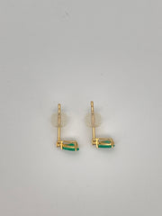 Emerald&Diamond Stud