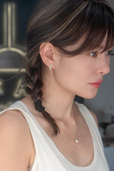 Grape Cluster Cultured Pearl Earrings