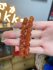 金太阳石9mm手串 手围14.5-16cm可带