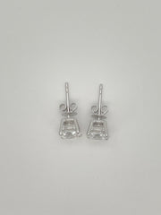 2.15 Carat Total Four-claws Diamond Stud Earrings