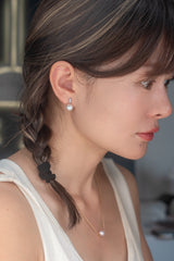 8.5mm Akoya Cultured Pearl Earrings