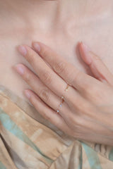 K14 Natural Diamond Ring