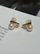 6-6.5mm akoya D0.05ct*2,K18G