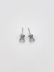 2 Carat Total Bull Head Stud Earrings