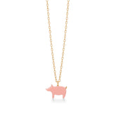 【AHKAH】Thiran Pink Pig Necklace