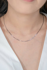 1.2mm Snake Chain In 18K Yellow&White Gold 45cm