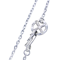Tarowashimi Silver Chain With Hook And Ring