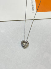 Heart Pendant Necklace In 18K White Gold