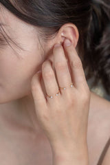 K14 Natural Diamond Ring