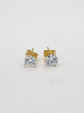 0.8 Carat Total Lab-Grown Diamond Stud Earrings