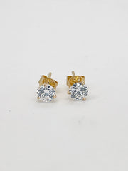 0.8 Carat Total Lab-Grown Diamond Stud Earrings