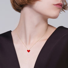 【AHKAH】Thiran Heart Midi Necklace