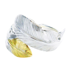 Tarowashimi S feather K18 top Ring