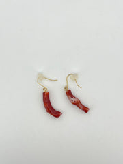 AKA Coral Curve Studs