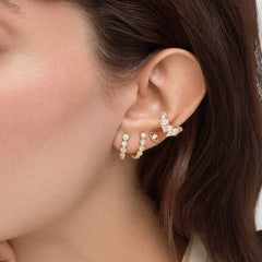 0.027 Carat Lab Grown Diamond Clarity Stud Earrings