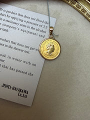 24K+18K Tiger Gold Coin, Diameter:14.5mm, 1.92g