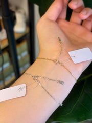 0.96 Carat Tennis Bracelet In 10K Yellow&White Gold