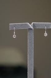 0.54 Carat Natural Diamond Curve Studs