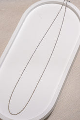 Shiny Plain Gold Necklace