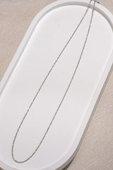 Shiny Plain Gold Necklace