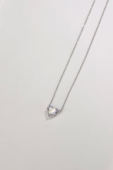 1 Carat Heart-shaped Lab Grown Diamond Necklace