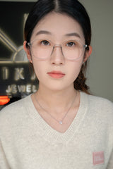 0.86 Carat Butterfly Lab Grown Diamond Necklace