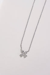 0.86 Carat Butterfly Lab Grown Diamond Necklace