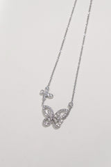 0.55 Carat Butterfly Lab Grown Diamond Necklace
