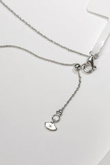 1 Carat Emerald Cut Lab Grown Diamond Necklace