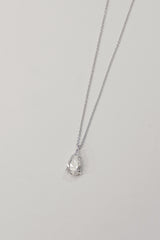 1 Carat Pear-shaped Lab Grown Diamond Necklace