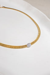 5mm Italy Gold Necklet In 18K Yellow Gold